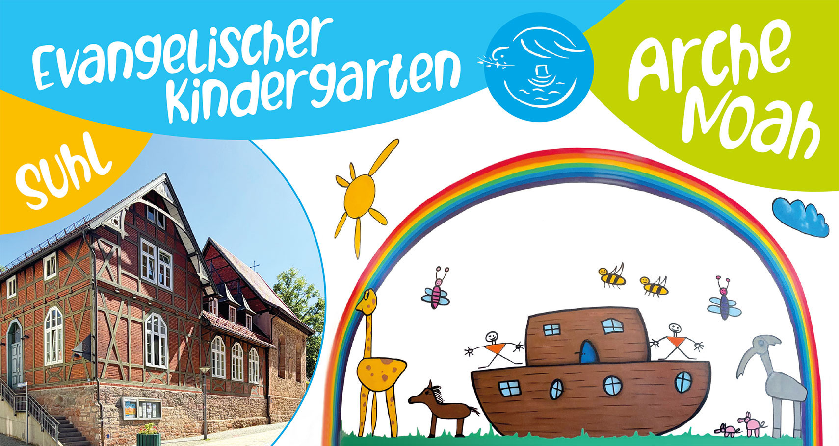 Flyer Evangelischer Kindergarten "Arche Noah" Suhl (Vorderseite) (2026)