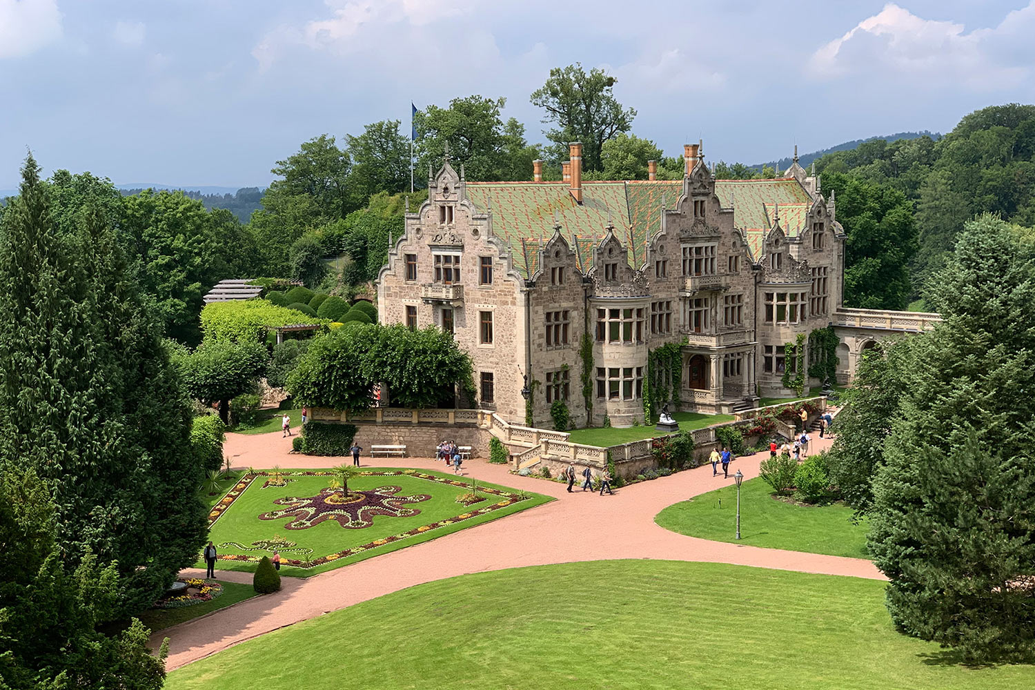 Altensteiner Park und Schloss (Foto: Andreas Kuhrt 2021)