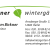 Visitenkarte für Birkner Wintergärten (Logo + Layout: Andreas Kuhrt 2008)