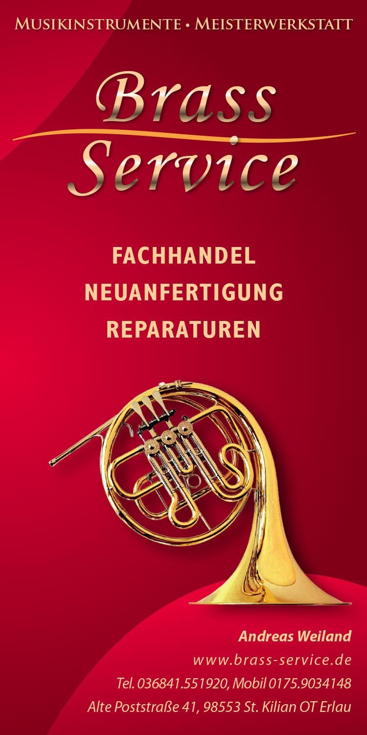 Brass Service Flyer (Grafikdesign: Andreas Kuhrt 2014)