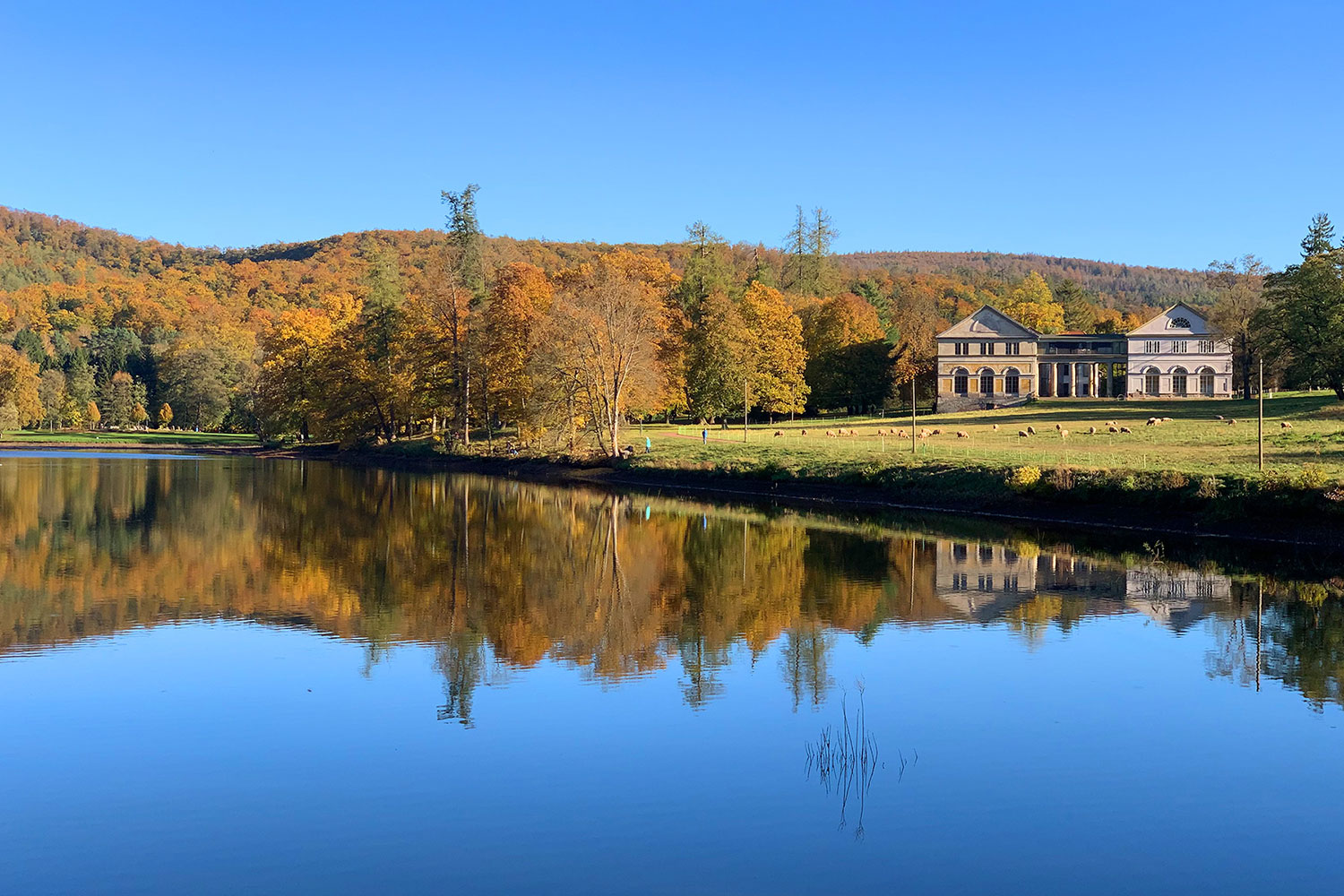 Park und Schloss Wilhelmsthal (Foto: Andreas Kuhrt 2021)