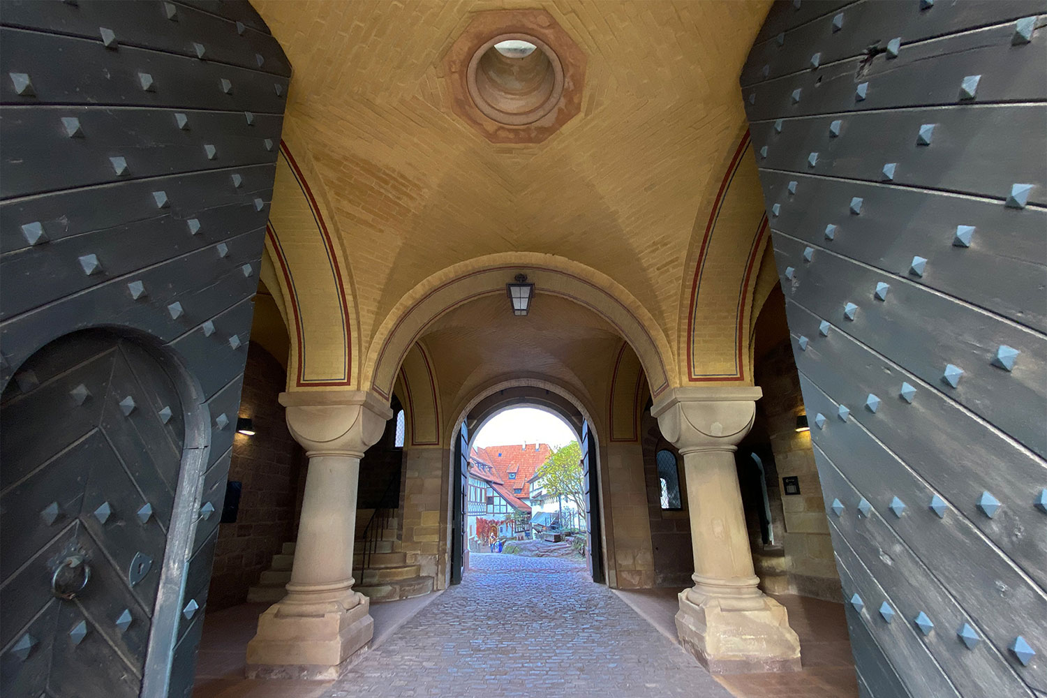 Wartburg: Eingangstor (Foto: Manuela Hahnebach 2021)