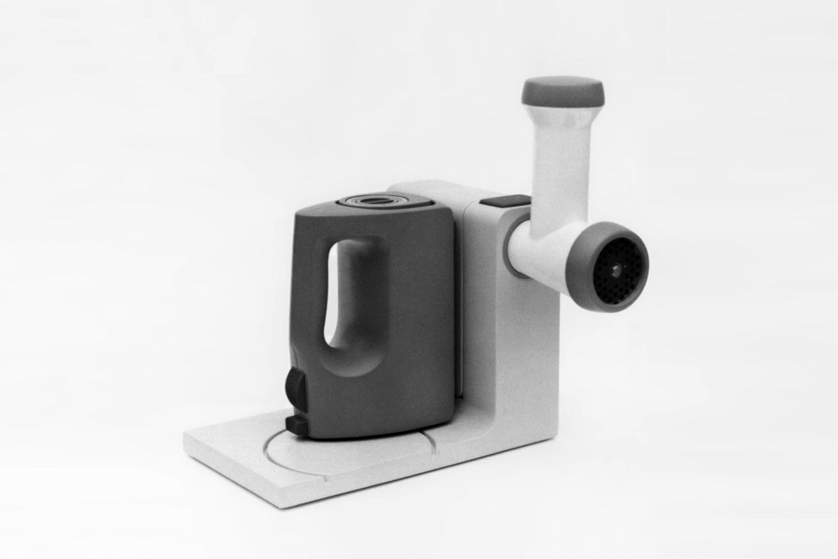 Rührgeräte-System (Gipsmodell) . EGS . 1988 (Design: Andreas Kuhrt)